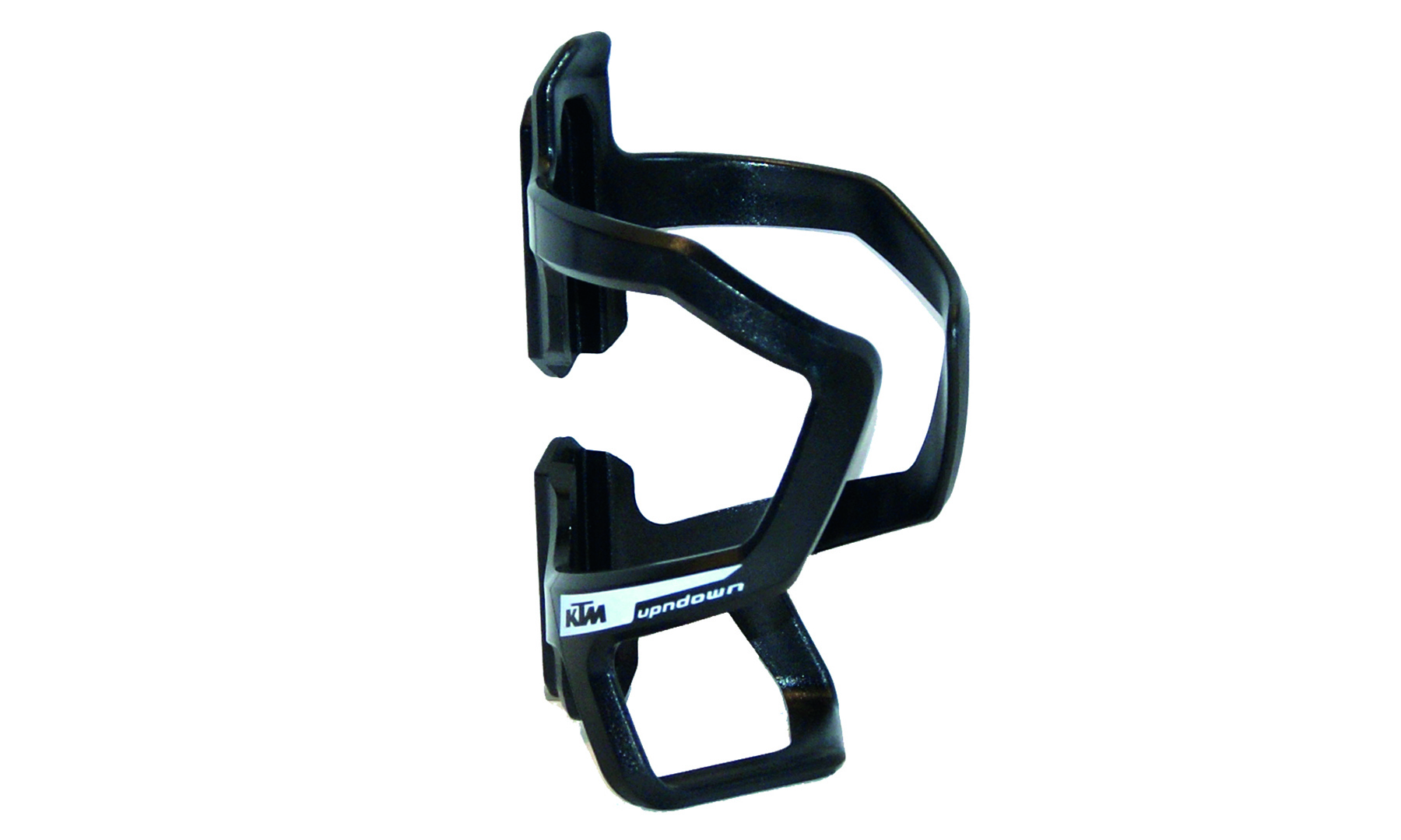 Porte-bouteille Vélo KTM Prime Carbon - Carbone, Design Symétrique - Poids 23.5g - Couleur Noir/orange - Pour Cadre Ou Selle